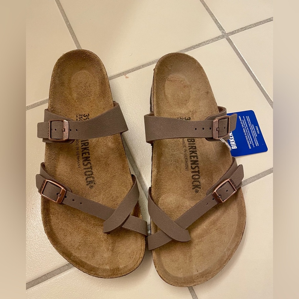 Birkenstock Mayari Women’s Sandal Size 39, 8-8.5 ~Mocha~ *Brand New w/ Tag*
